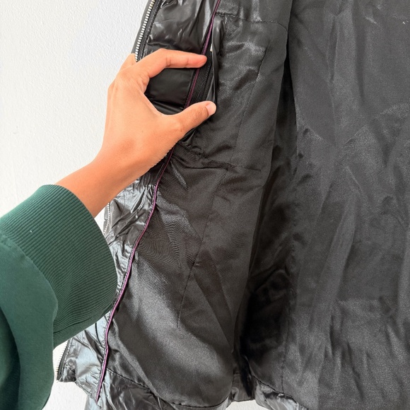 Calvin klein packable black down jacket with removable hood - Picture 8 of 9